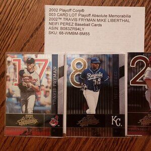 2002 Playoff Corp® 003 CARD LOT Playoff Absolute Memorabilia 2002™